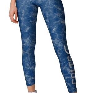 NFL Colts Blue Patterned Leggings